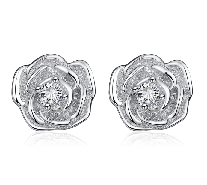 Rose Stud Earrings