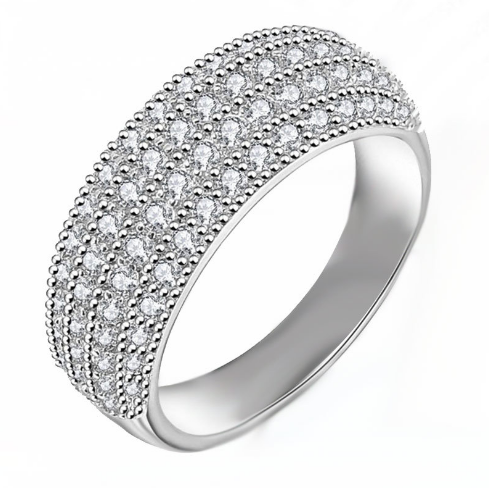 Zircon Band Ring