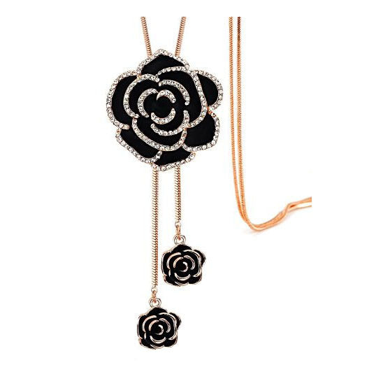 Flower Long Necklace