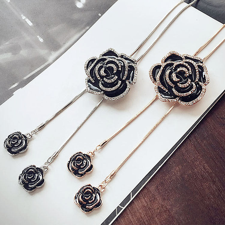 Flower Long Necklace