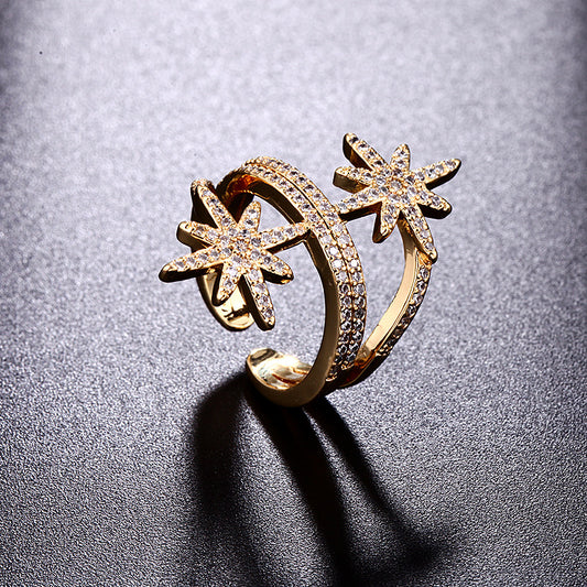 Star Zircon Ring