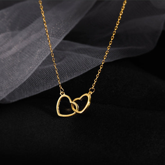 Double Heart Necklace