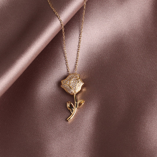 Rose Flower Necklace