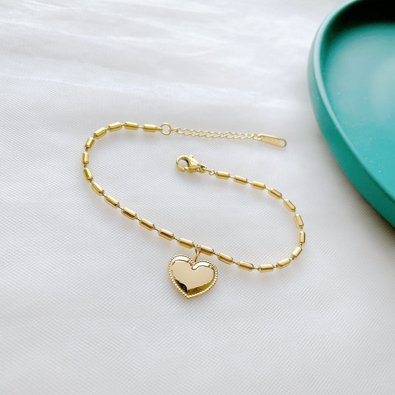 Heart Charm Bracelet
