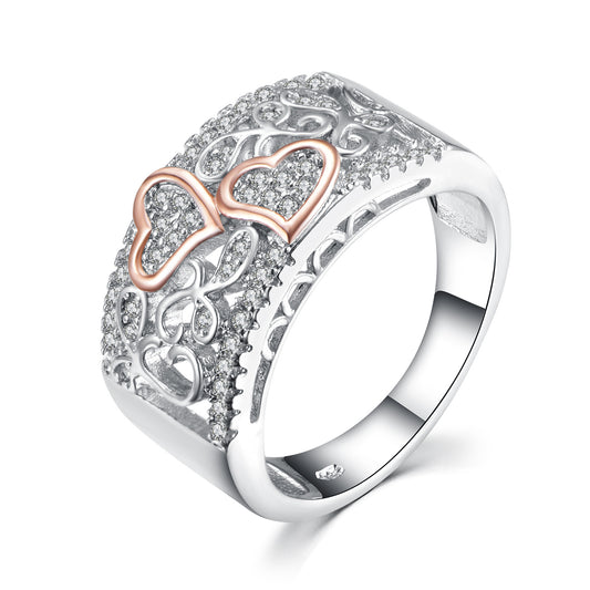 Heart To Heart Band Ring