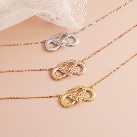Heart Infinity Necklace