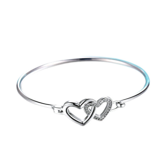 Heart Silver Bracelet