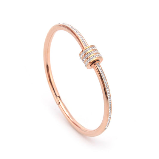 Barrel Bangle Bracelet