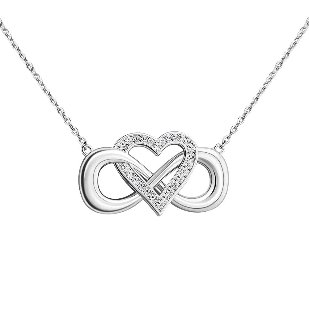 Heart Infinity Necklace