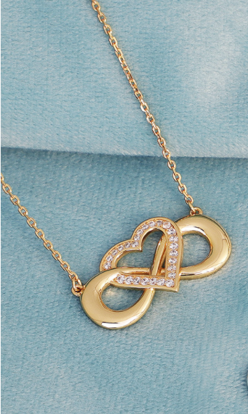 Heart Infinity Necklace