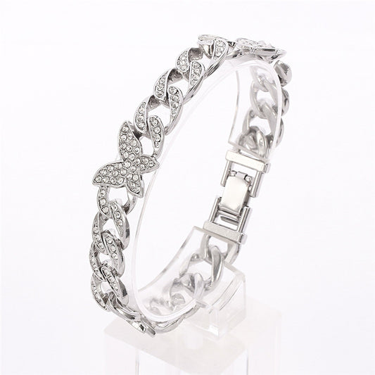 Butterfly Cuban Bracelet