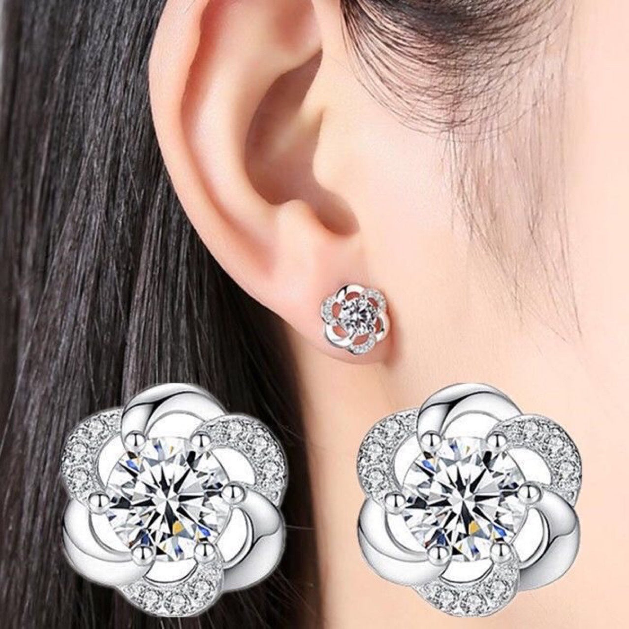 Flower Stud Earrings