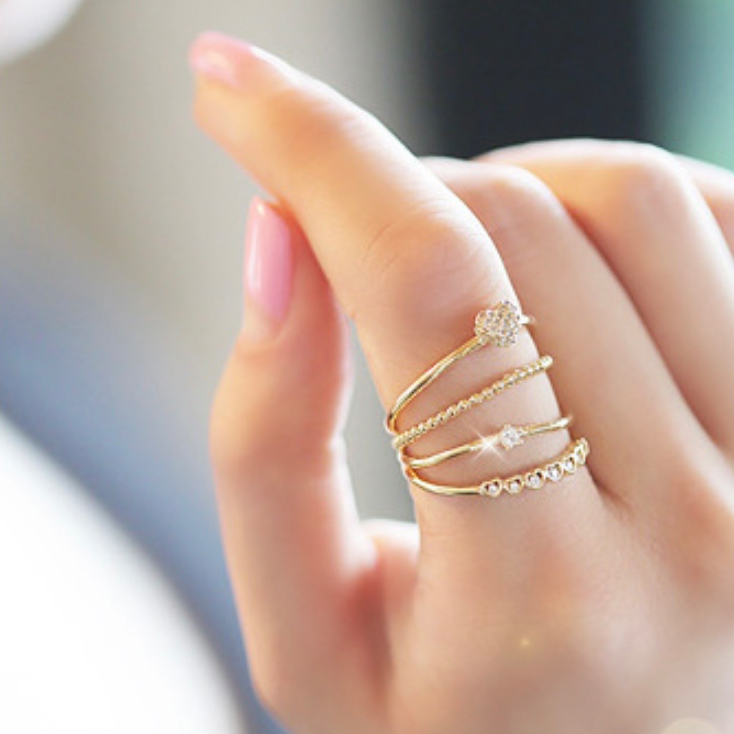 Love 4 Layer Ring