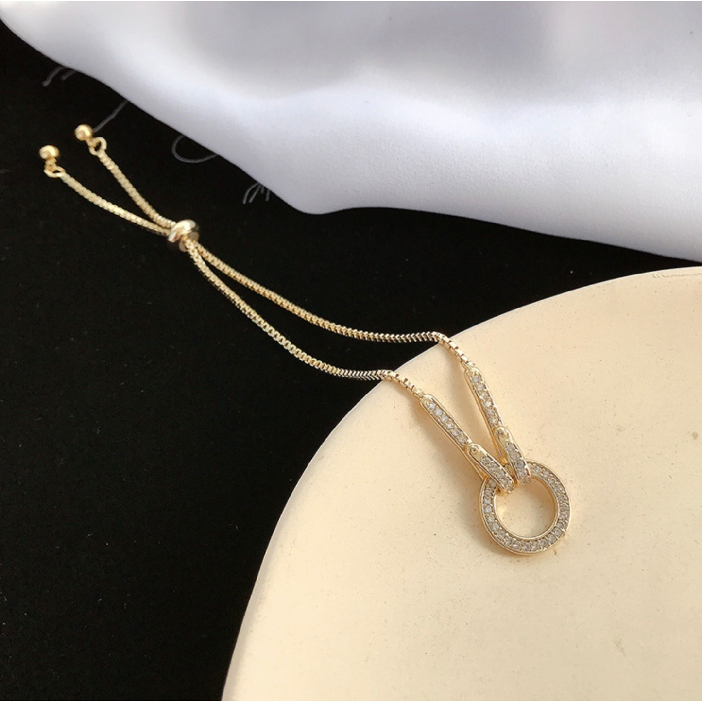 Adjustable Circle Bracelet