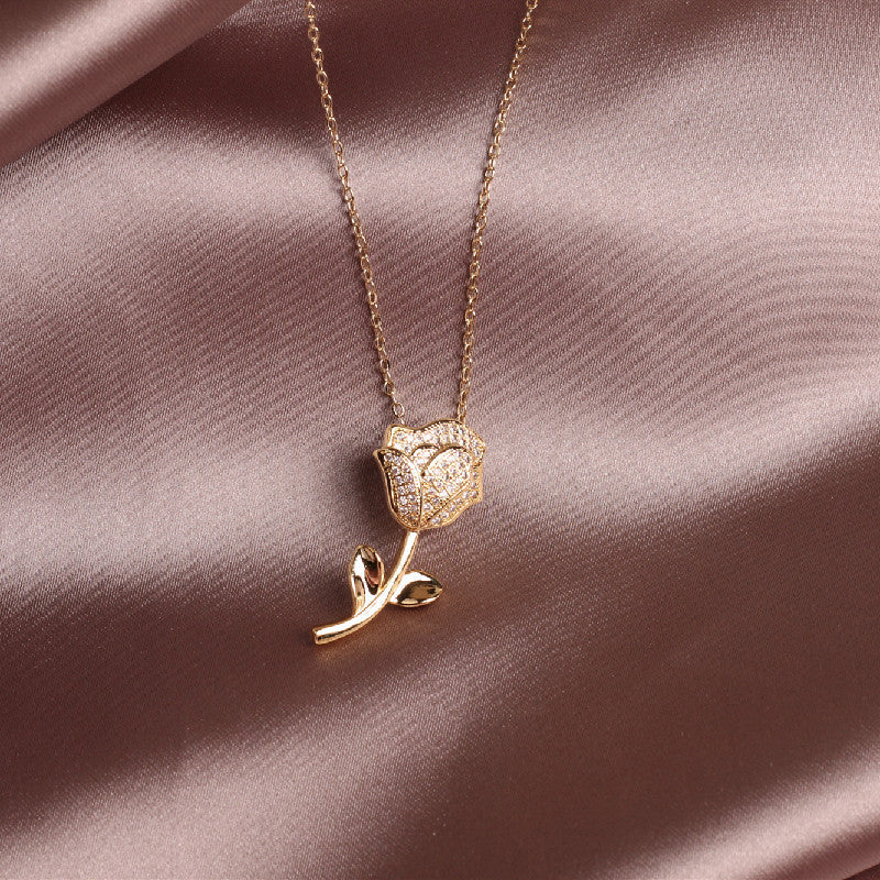 Rose Flower Necklace