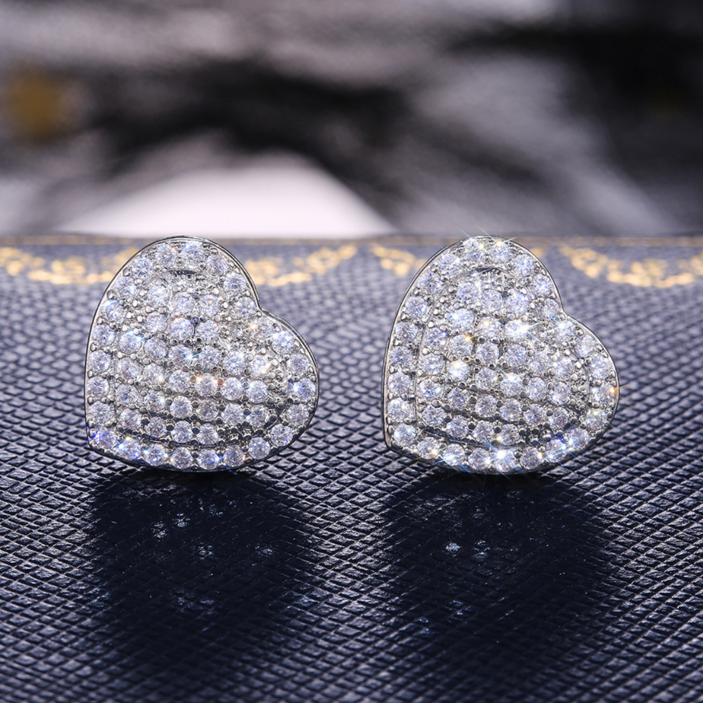 Heart Stud Earrings