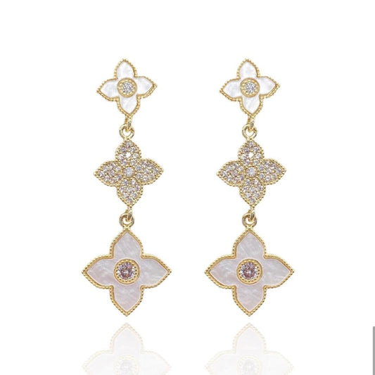 Flower Dangling Earrings