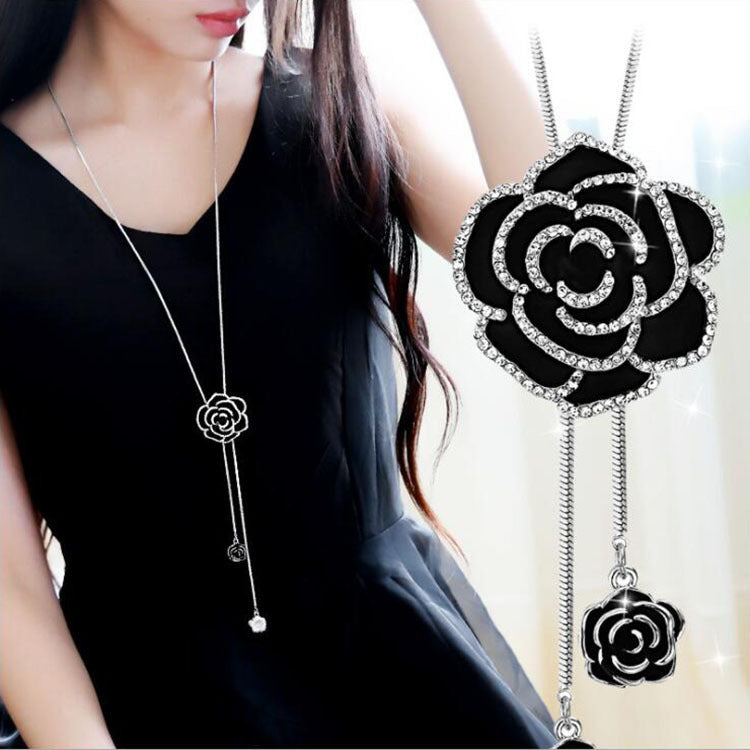 Flower Long Necklace