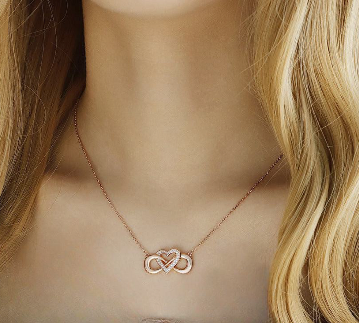Heart Infinity Necklace