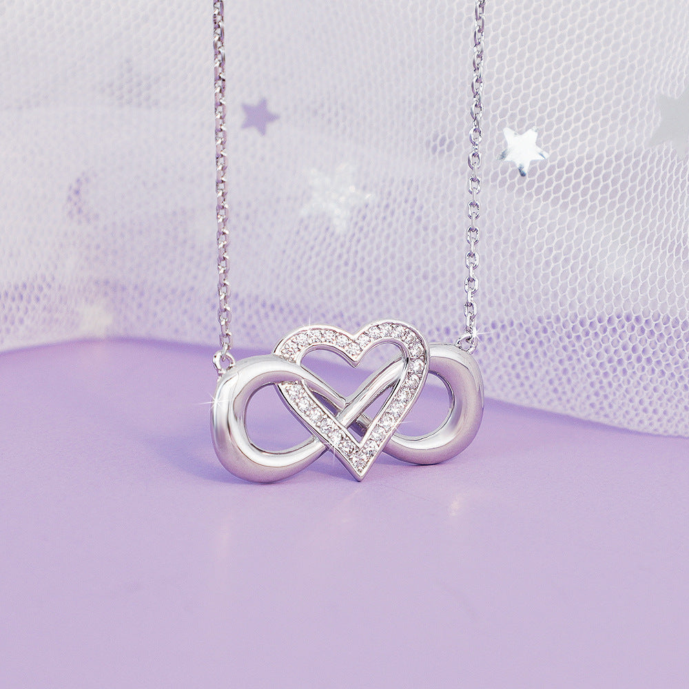 Heart Infinity Necklace