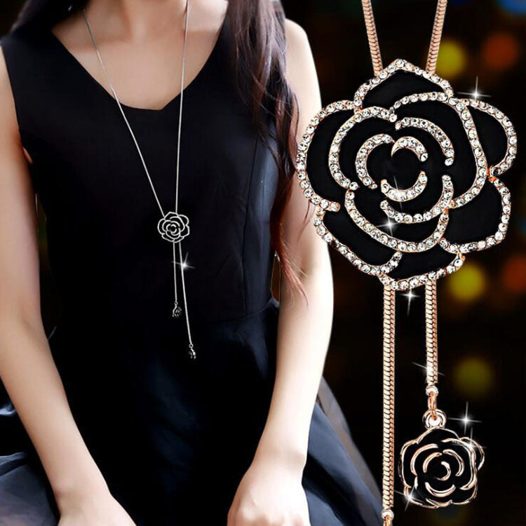 Flower Long Necklace