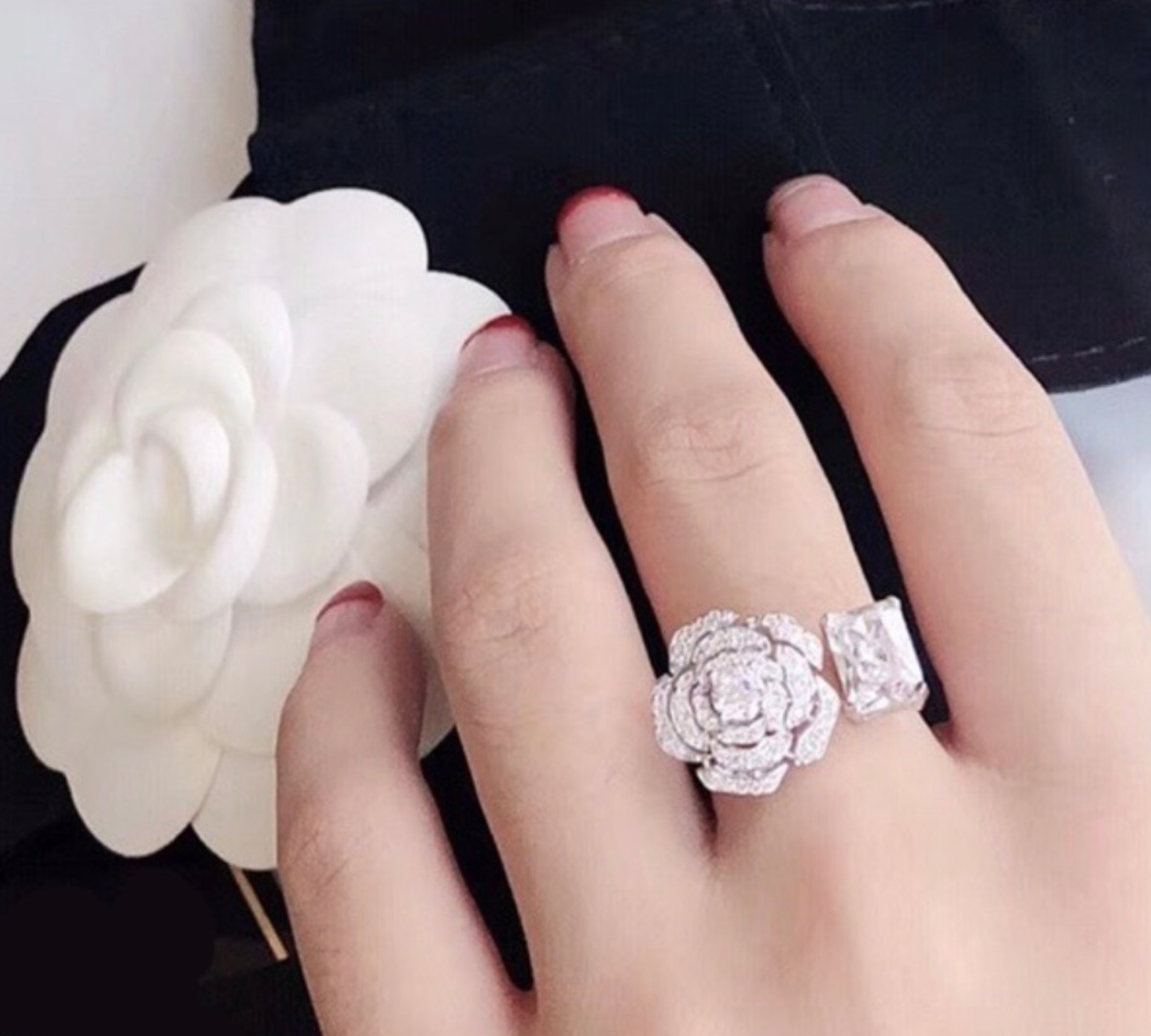 Camellia Flower Ring