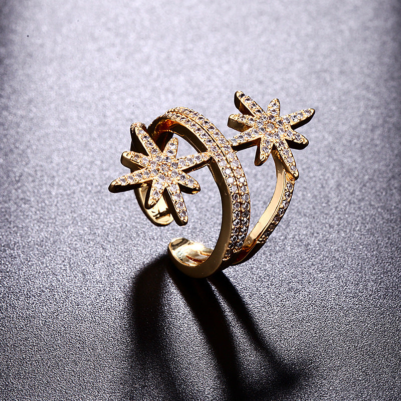 Star Zircon Ring